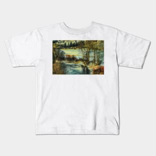 Down By The Waters Edge - Graphic 3 Kids T-Shirt